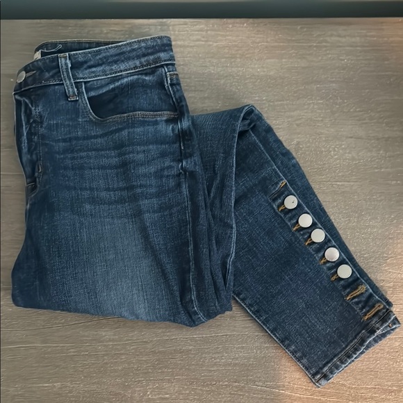 L'AGENCE Denim - L’Agence Skinny Jeans With Cuff Detail